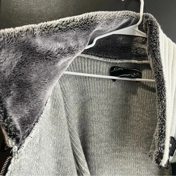 LCR Black Edition Men’s Sweater Climax Smokey Grey Size Medium - Picture 10 of 15